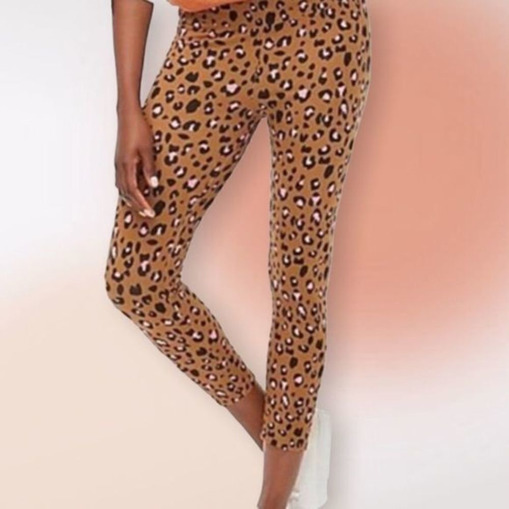 J. Crew Everyday Leopard Print Leggings S